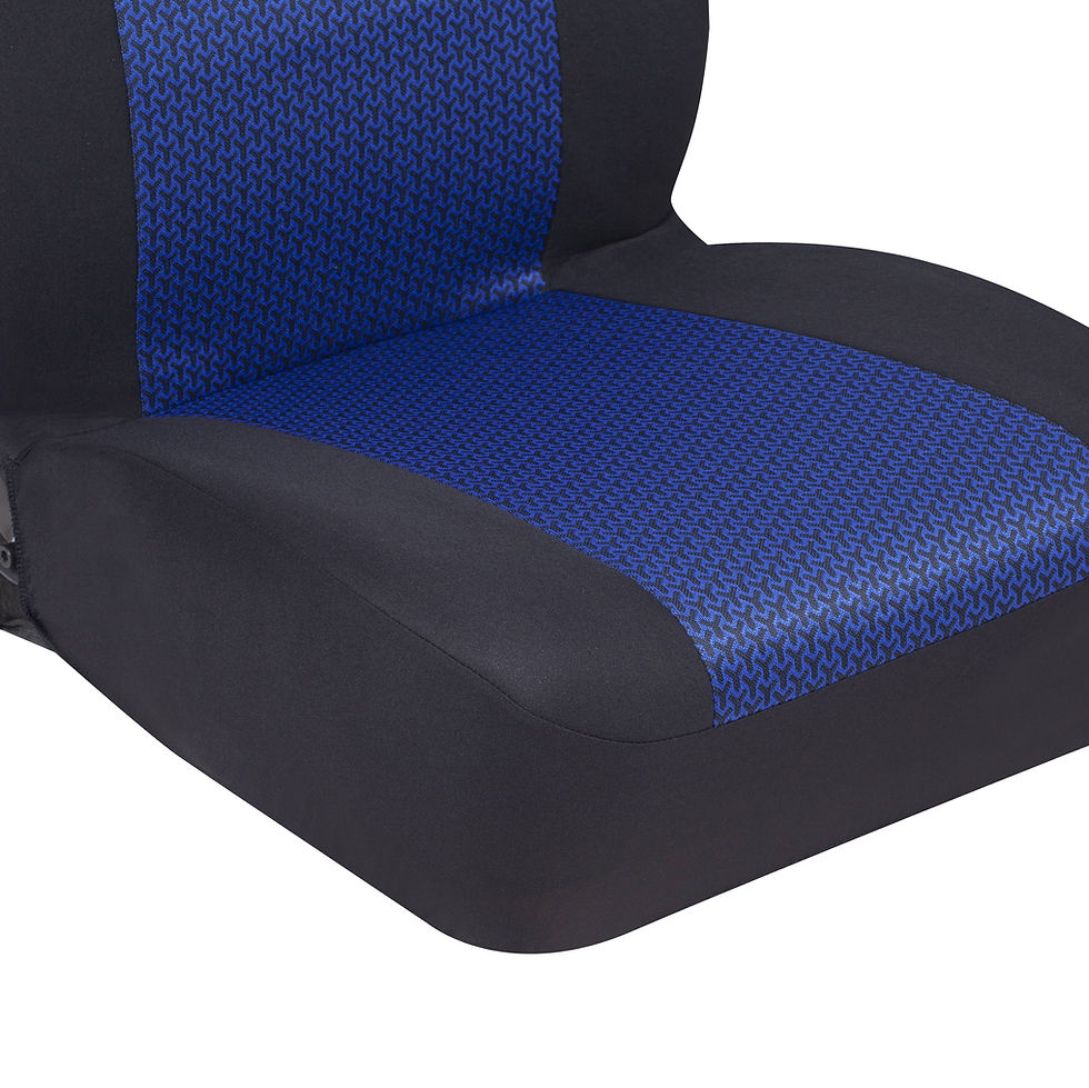 Thumbnail: Auto Drive 1pc Atlanta Blue Seat Cover-Universal Fit, Assembled Product-220..