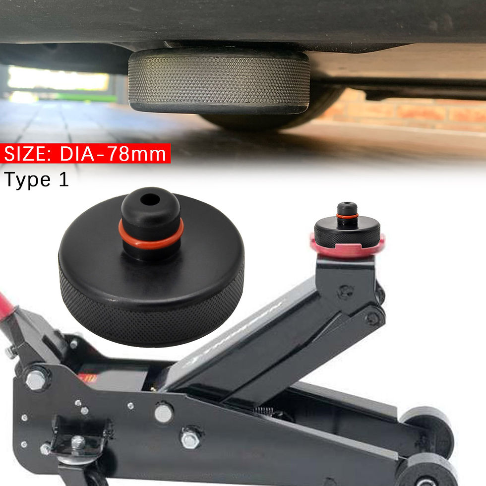 Thumbnail: 4Pcs Rubber Floor Lifting Jack Pad Axle Stand Adapter Pucks Tool Chassis For Tes