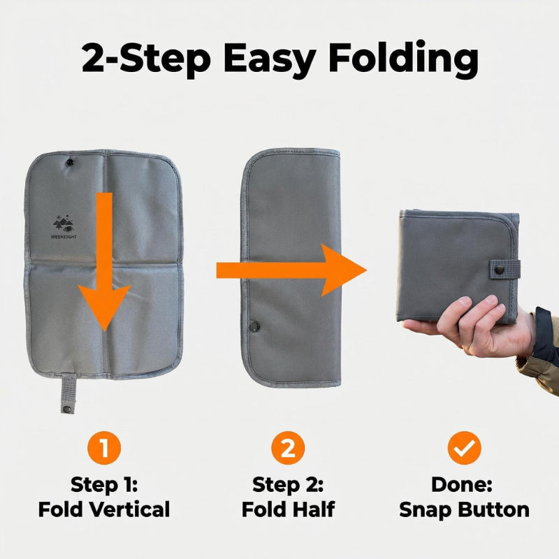 Outdoor Camping Folding Cushion, Portable Storage That Doesn't Take Up Space, Su