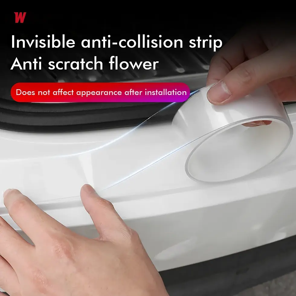 Thumbnail: Car Transparent Stickers Door Edge Protector Film Anti Scratch Universal Car Doo