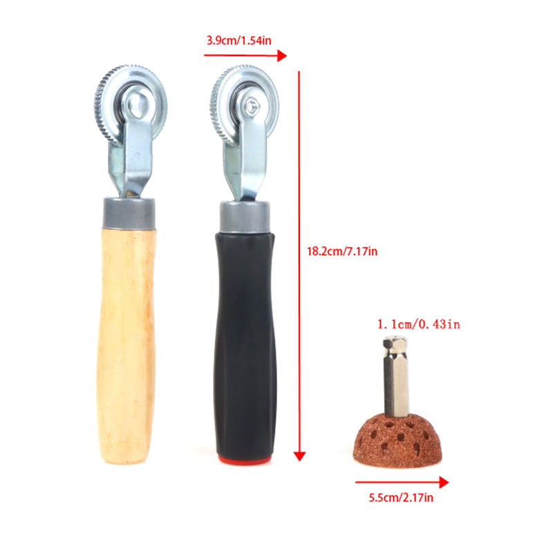 Thumbnail: 1pc 42mm Car Patch Presser Wheel Scraper Tyre Repair Kit Sanding Grinder Grindin