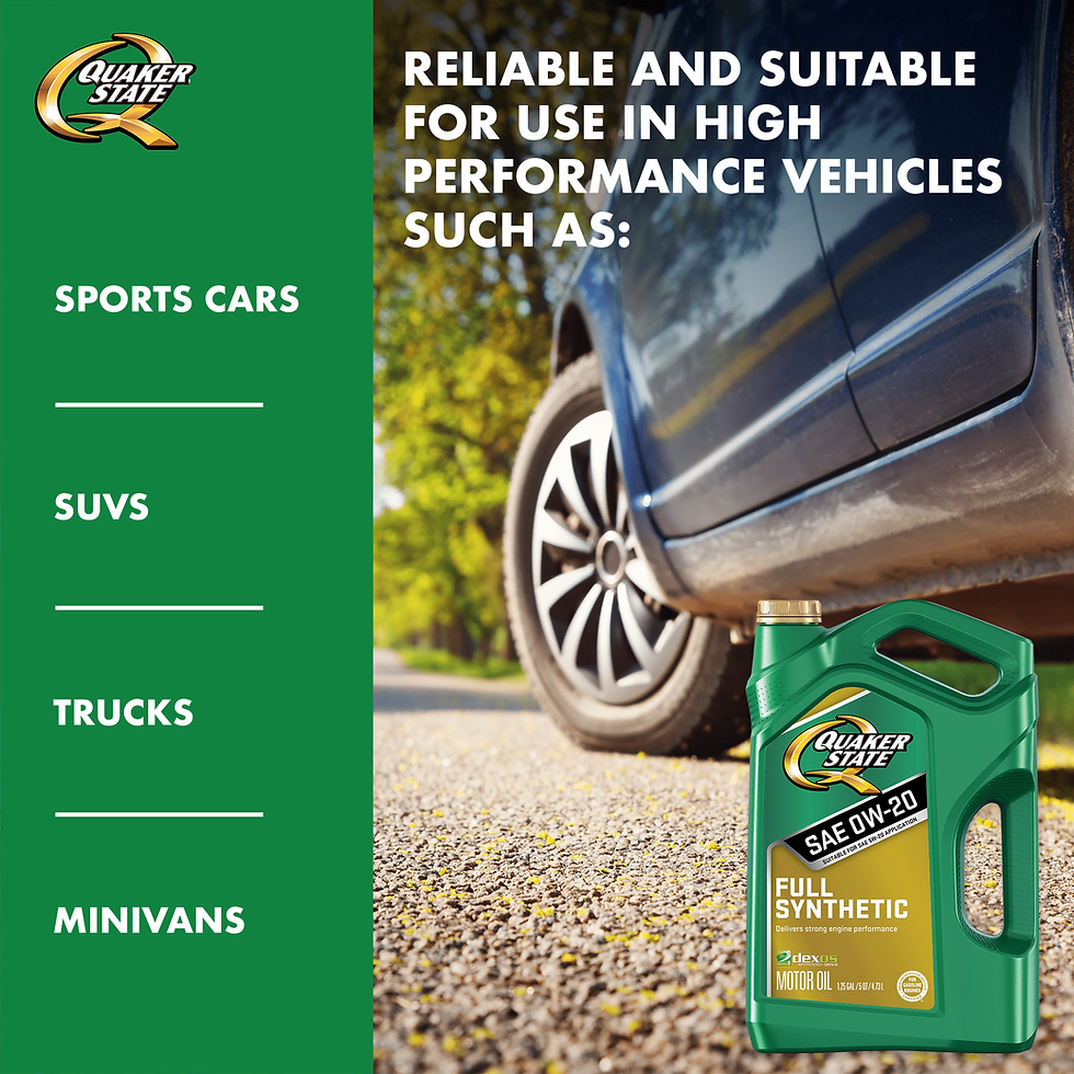 Thumbnail: Quaker State Full Synthetic 0W-20 Motor Oil, 5-Quart