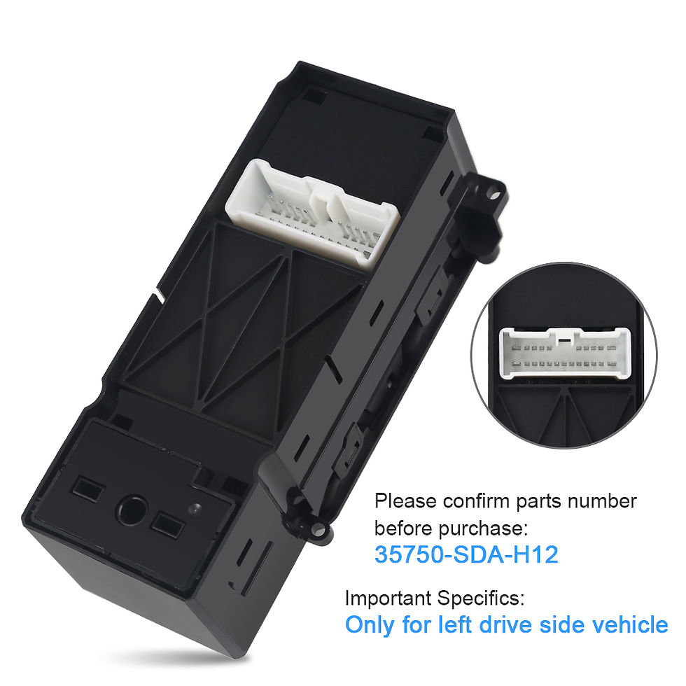 Thumbnail: 35750-SDA-H12 Electric Window Switch Glass Button Control For Honda Accord 7th 2