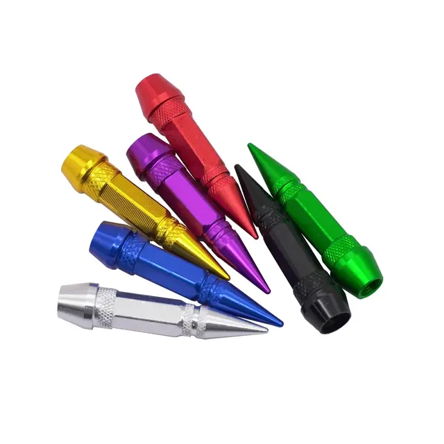 4Pcs Bullet Valve Caps Car Motorcycle Wheel Tire Valve Caps Dustproof Cover 45/6