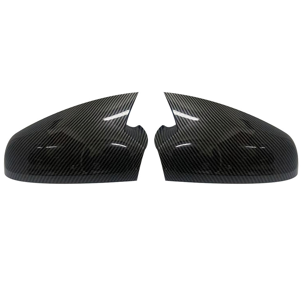 Thumbnail: Pair Side Mirror Cover For Vauxhall Opel Astra H MK5 Door 2004-2009 Glossy Black