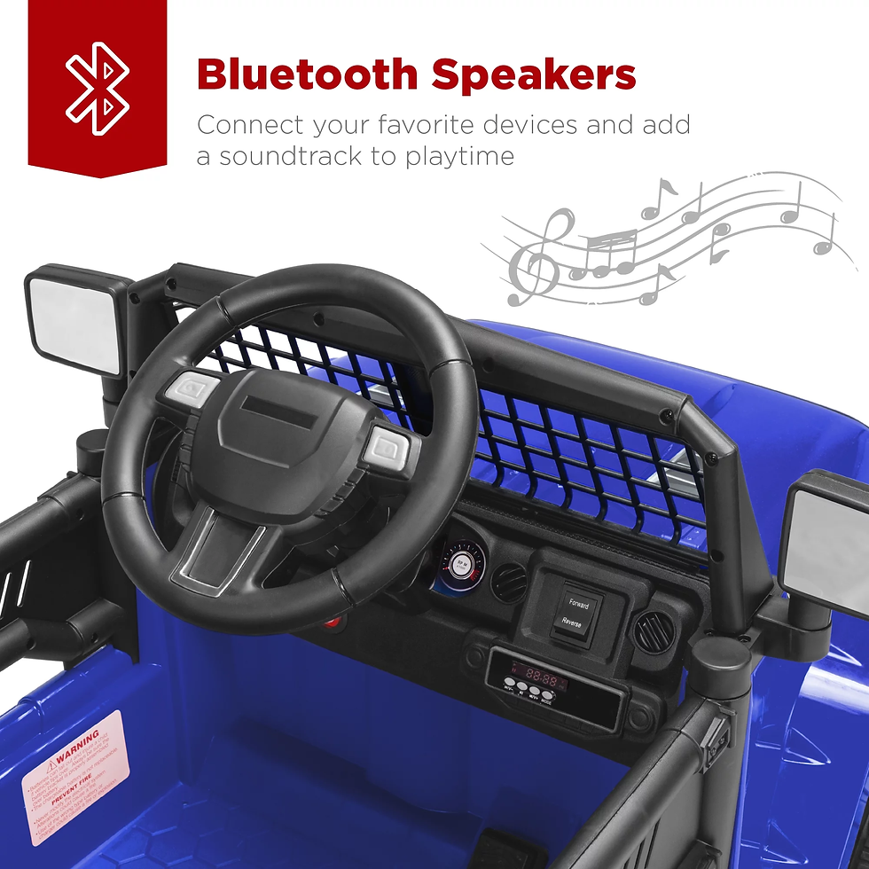Thumbnail: 12V Kids Ride on Truck Car W/ Parent Remote Control, Spring Suspension, LED Ligh