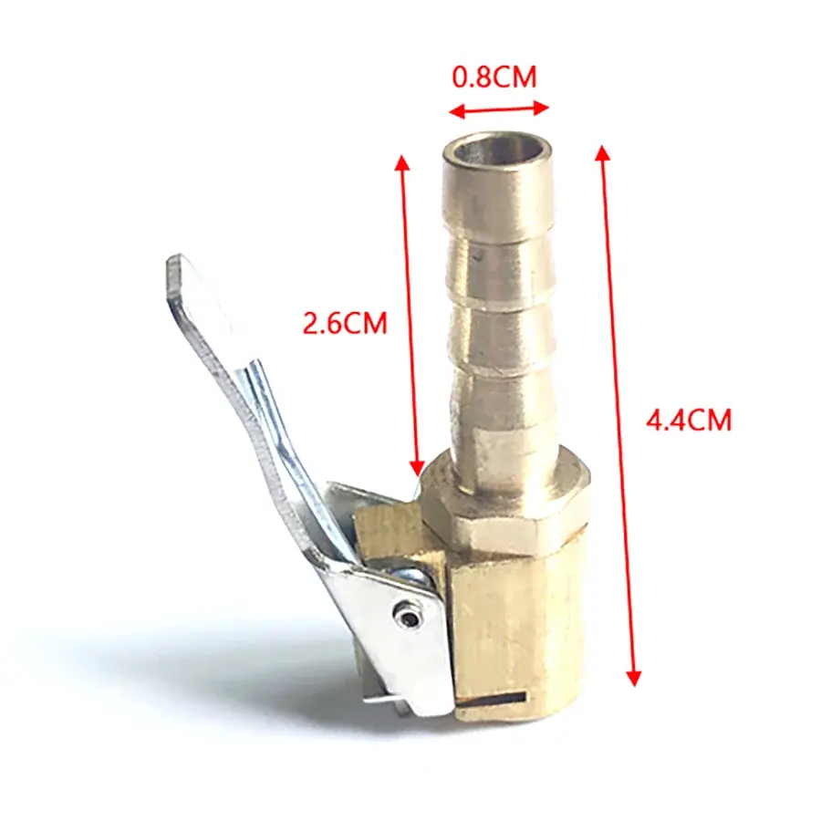 Thumbnail: Wooeight 1Pc 8mm Car Truck Auto Brass Tyre Wheel Tire Air Chuck Inflator Pump
