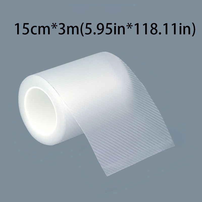 Thumbnail: Transparent Carbon Fiber Car Door Edge Threshold Guards Tape Wear-resistant Scra