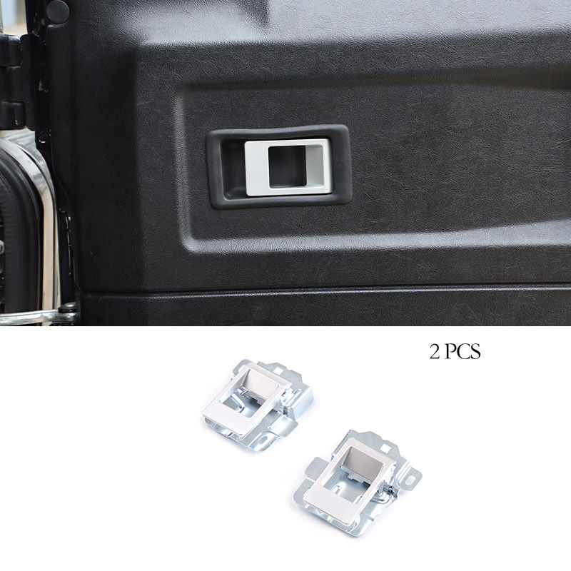 Thumbnail: For Land Rover Defender 90 110 2004-18 Aluminum Car Interior Door Lock Button Ki