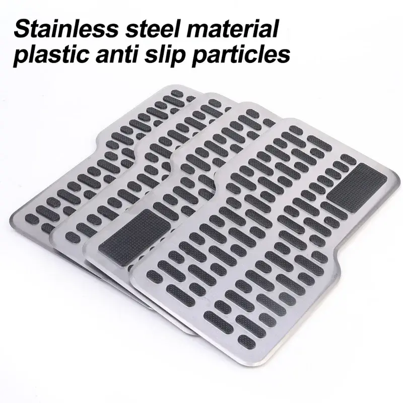 Thumbnail: Stainless Steel Car Pedal Main Driver's Foot Pad Wear-resistant Pedal Anti Slip