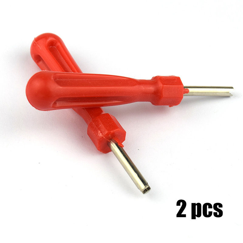 Thumbnail: Slotted Handle Tire Valve Stem Core Remover Screwdriver Removal Tool Car Bike Bi