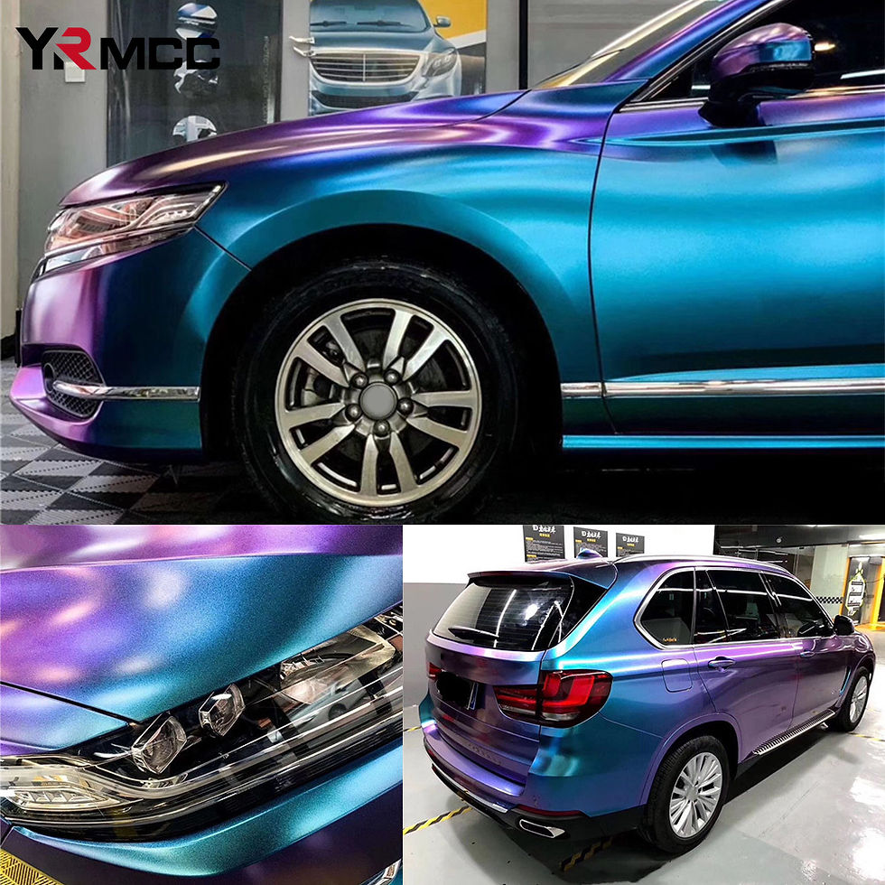 Thumbnail: Chameleon Vinyl Film Purple Blue Car Stickers New Matte Glossy DIY Color Change