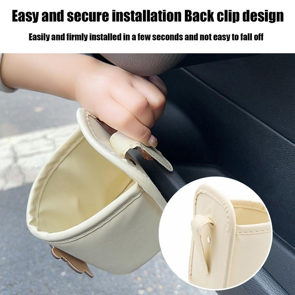 Thumbnail: pu Leather Car Door Cup Holder Auto Drink Rack Storage Bin Auto Back Seat Cup Ho