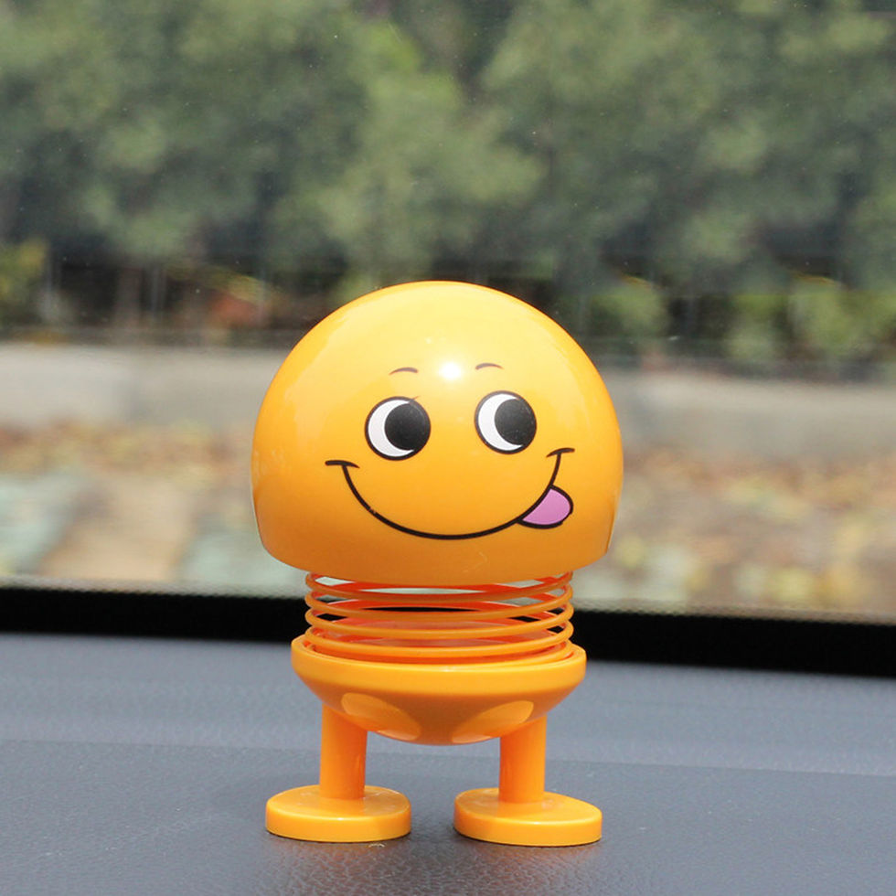 Thumbnail: Creative Funny Shake Head Doll Small Ornaments Beautiful Indoor Doll Car Toys Ca