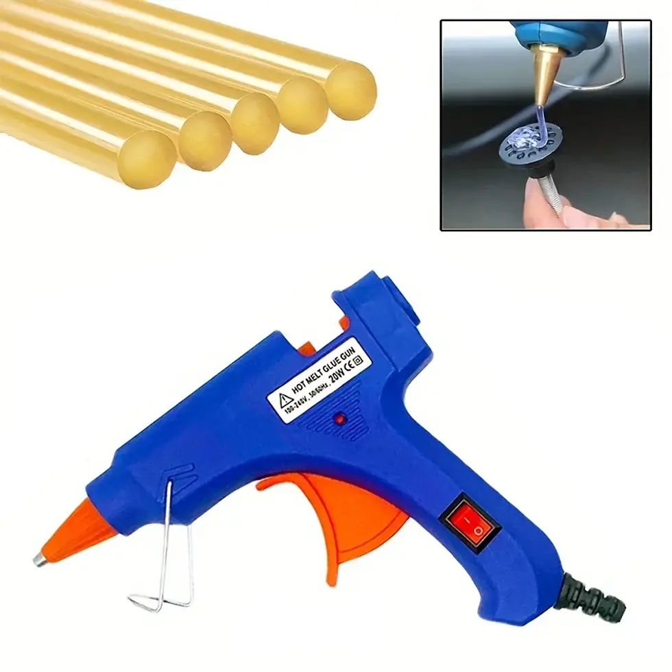 Thumbnail: Car Dent Repair Tools Automotive Body Paintless Dent T Puller Adjustable Width D