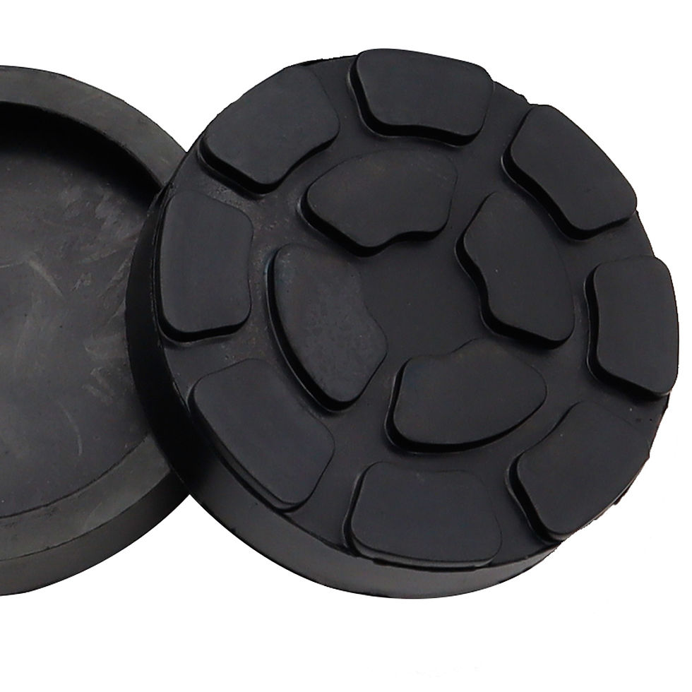 Thumbnail: 4pcs Jack Pad 125mm Diameter Lift Rubber Pad Frame Rail Adapter For Pinch Weld S