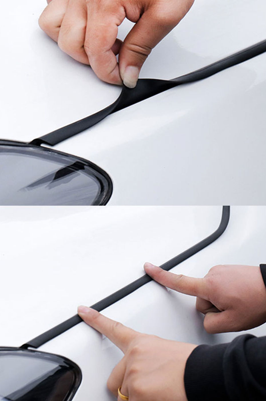 Thumbnail: SEAMETAL Universal Car Hood Sealing Strip Waterproof Rubber Hood Gap Filler Nois
