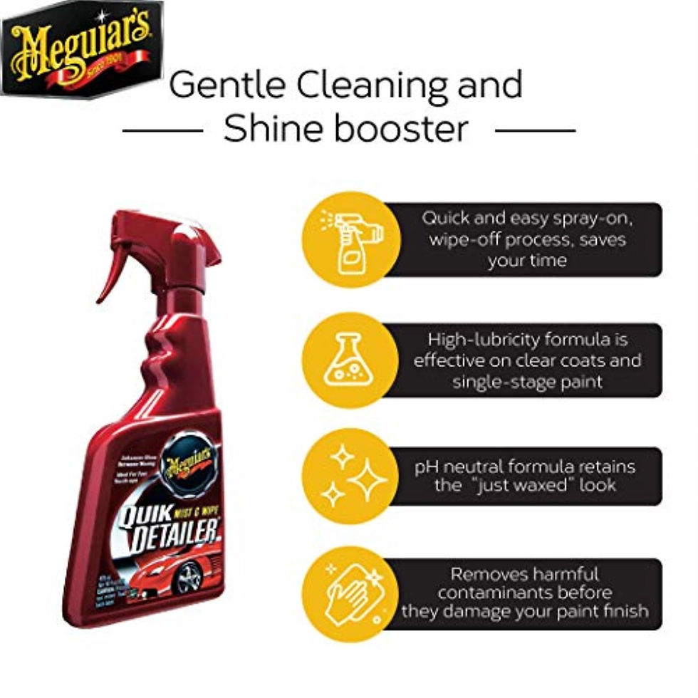 Meguiar's Quik Detailer Mist and Wipe  A3316 16 oz
