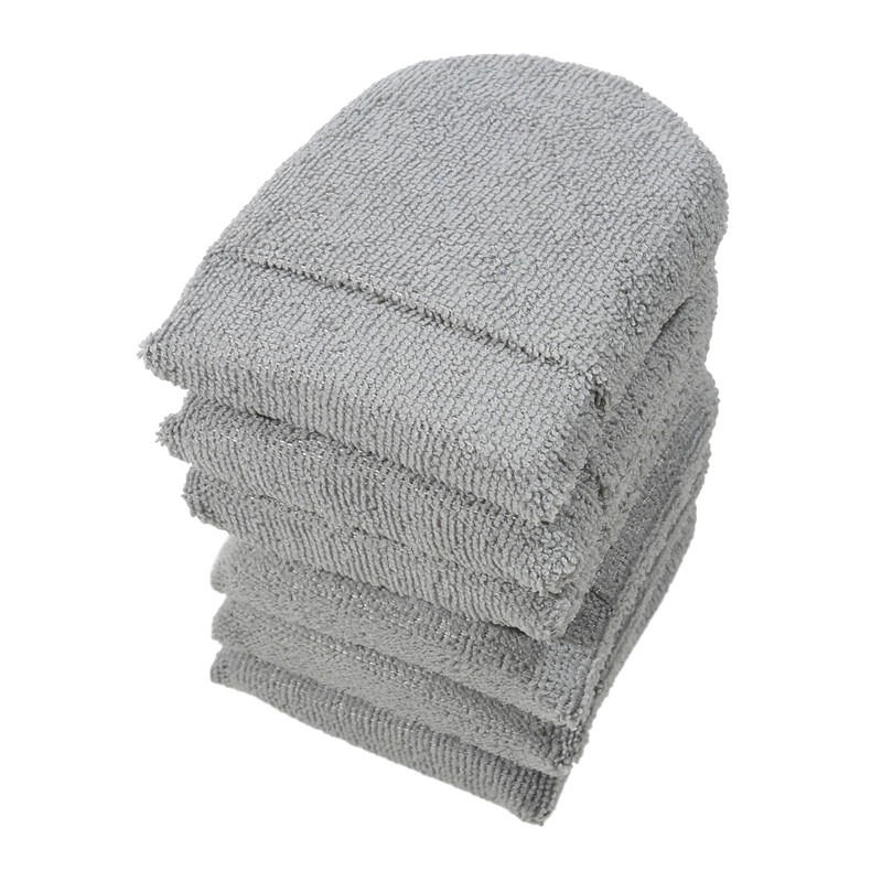 Thumbnail: 2pcs/6pcs Soft Microfiber Car Wax Applicator Mitts Polishing Sponge Wax Foam App