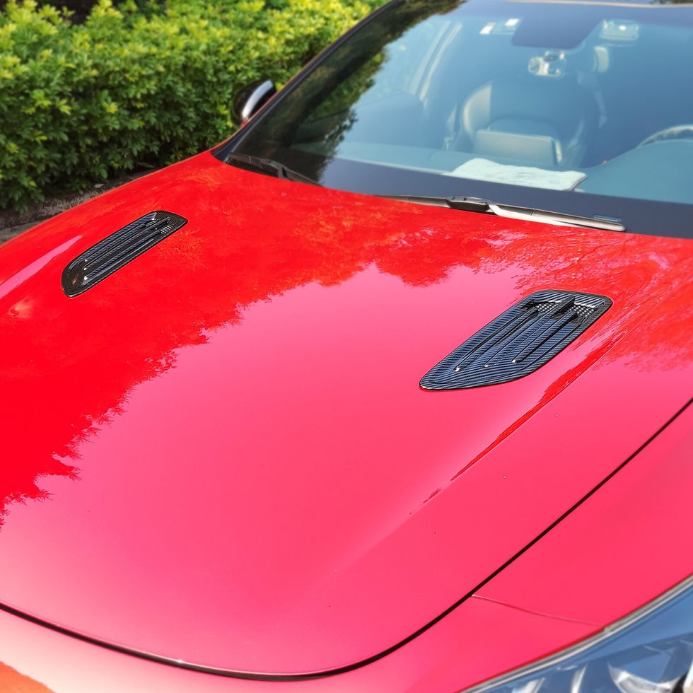 Thumbnail: 1 Set For KIA Stinger 2017-2023 ABS Car Side Engine Hood Air Vent Cover Exterior
