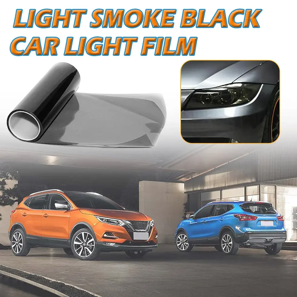Thumbnail: 30x150cm Car Light Film Car Smoke Black Tint Headlight Taillight Fog Light Vinyl