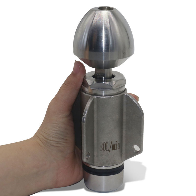 Thumbnail: High-Pressure Rotating Nozzle Internal Thread 1 Inch Side 8 Rear 6 Holes Industr