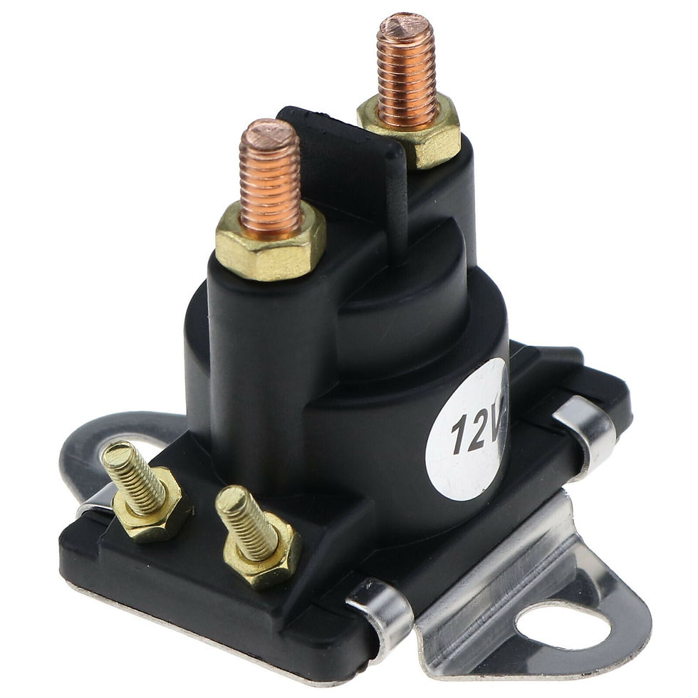 Thumbnail: 12V Marine Starter Relay Solenoid For Outboards Mercruiser 89-96158T