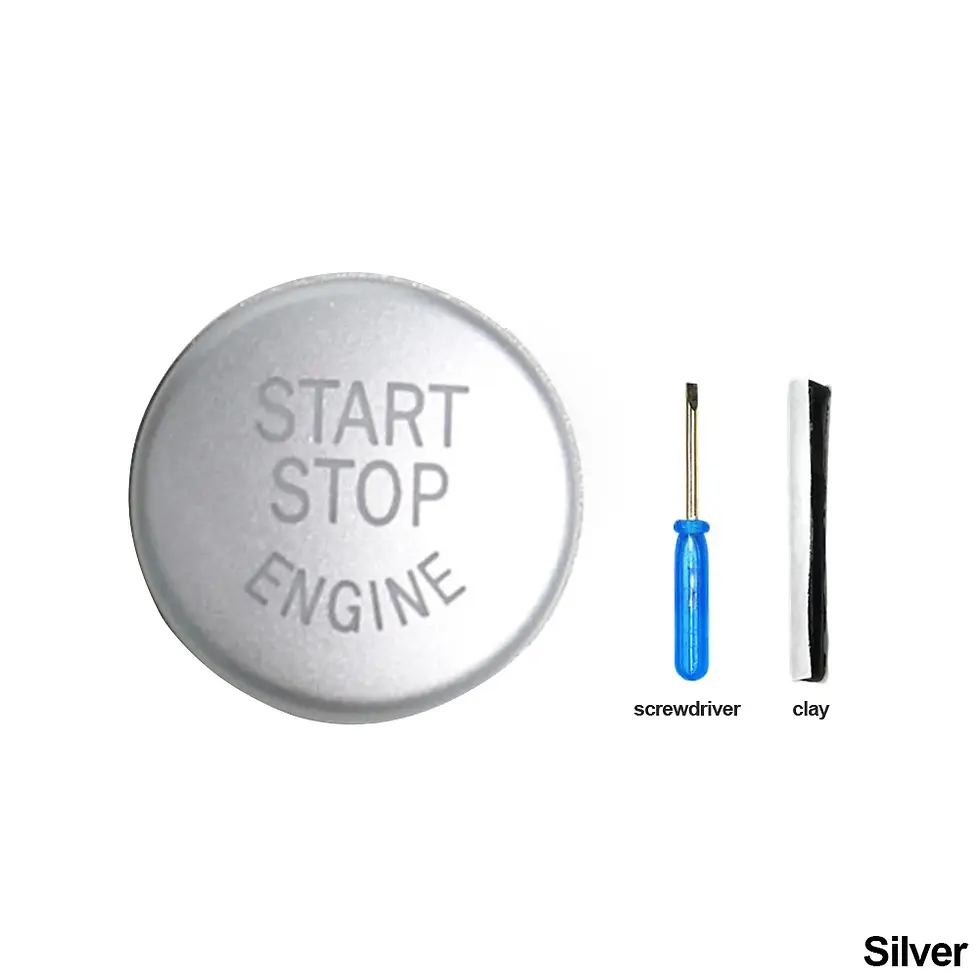 Thumbnail: Car Engine Start Stop Switch Button Replace Cover for BMW 1/3/5 Series E87 E90/E