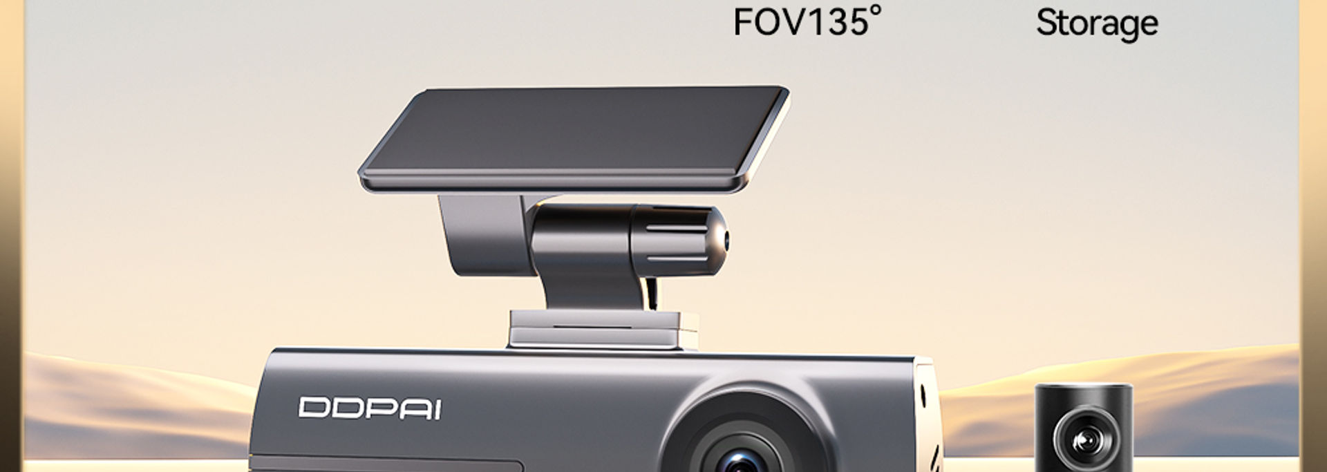 DDPAI Dash Cam N1 Dual Front & Rear Recording NightVIS 1296P Dash Cam Recorder C