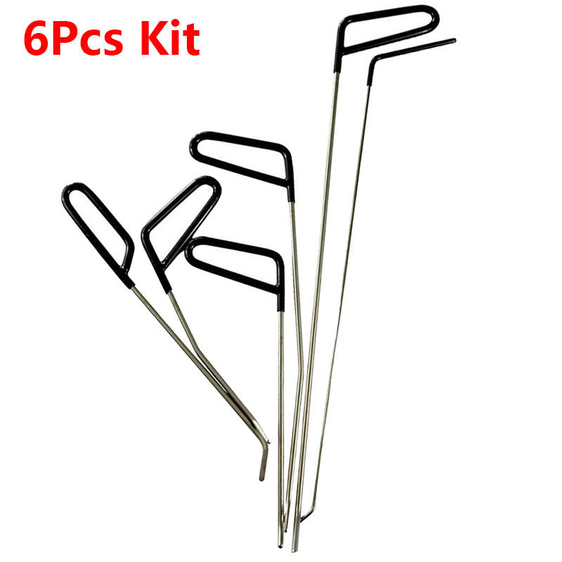 Thumbnail: Crowbar Rods Dent Removal Kit Car Paintless Dent Repair Rods Set Body Repair Ham