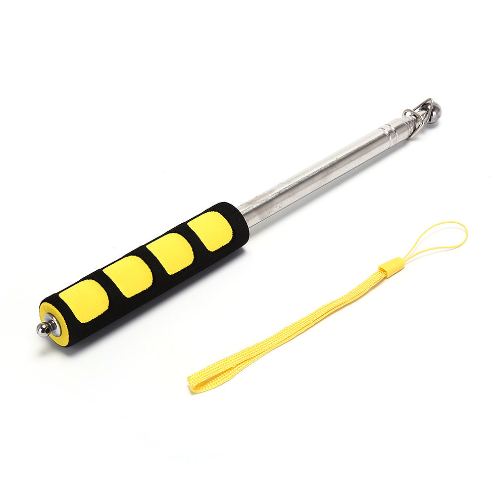 Thumbnail: NEW 1.2M Flag Pole Portable Telescopic Flag Handheld Pole Tool for Flags Windsoc