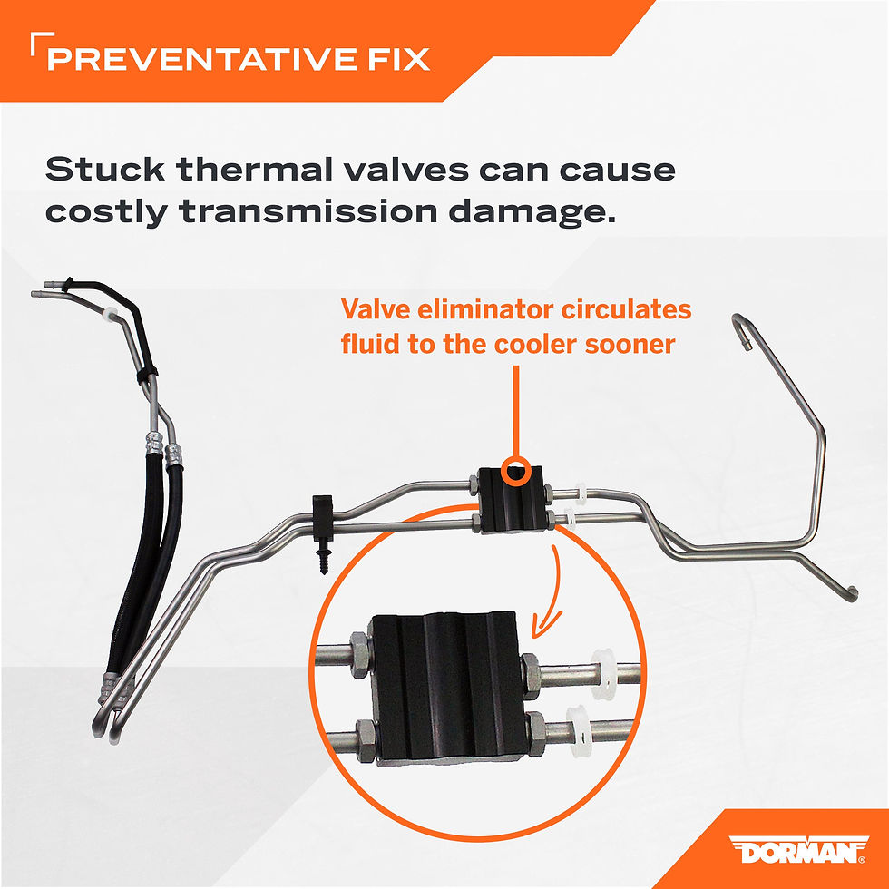 Thumbnail: Dorman 724-628 Automatic Transmission Oil Cooler Hose Assembly for Specific..