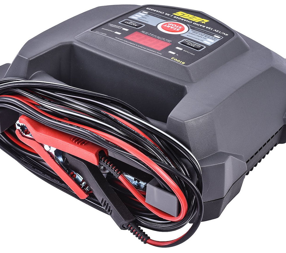 Thumbnail: JEGS 81992 Rapid Battery Charger Automotive & Marine Use Battery Types: AGM..