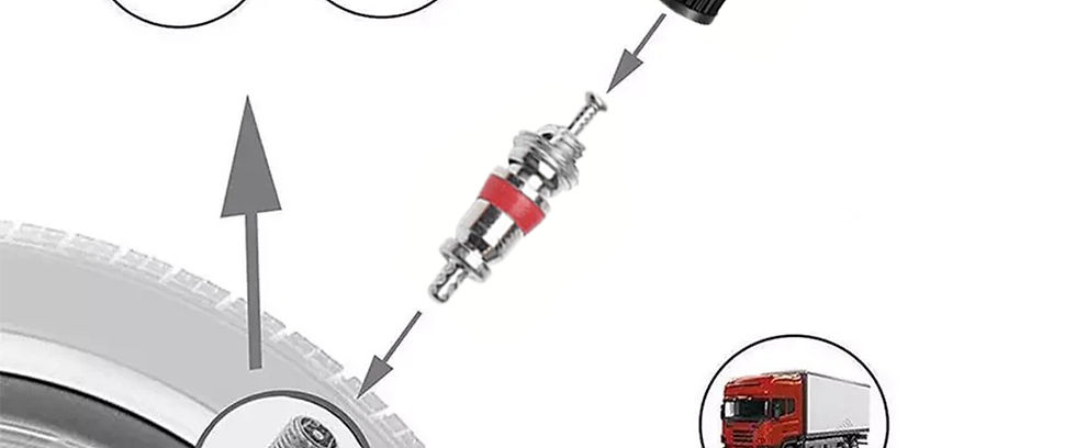 Thumbnail: Car Bicycle Slotted Handle Tire Valve Stem Core Remover Screwdriver Tire Repair