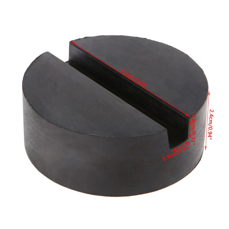 Thumbnail: 1Pc Car Lift Jack Stand Rubber Pads Black Rubber Slotted Floor Jack Pad Frame Ra