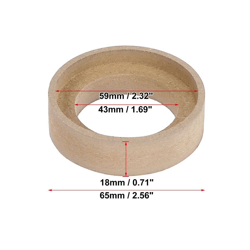 Thumbnail: Uxcell Car Audio Speaker Spacer Ring Adaptor Brackets Mounting Spacer Rings Rece