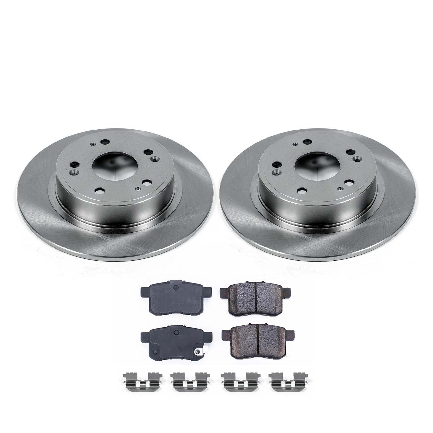 Ultimate Brakes Rear Semi-Metallic Brake Pad and Rotor Kit with Hardware WM..
