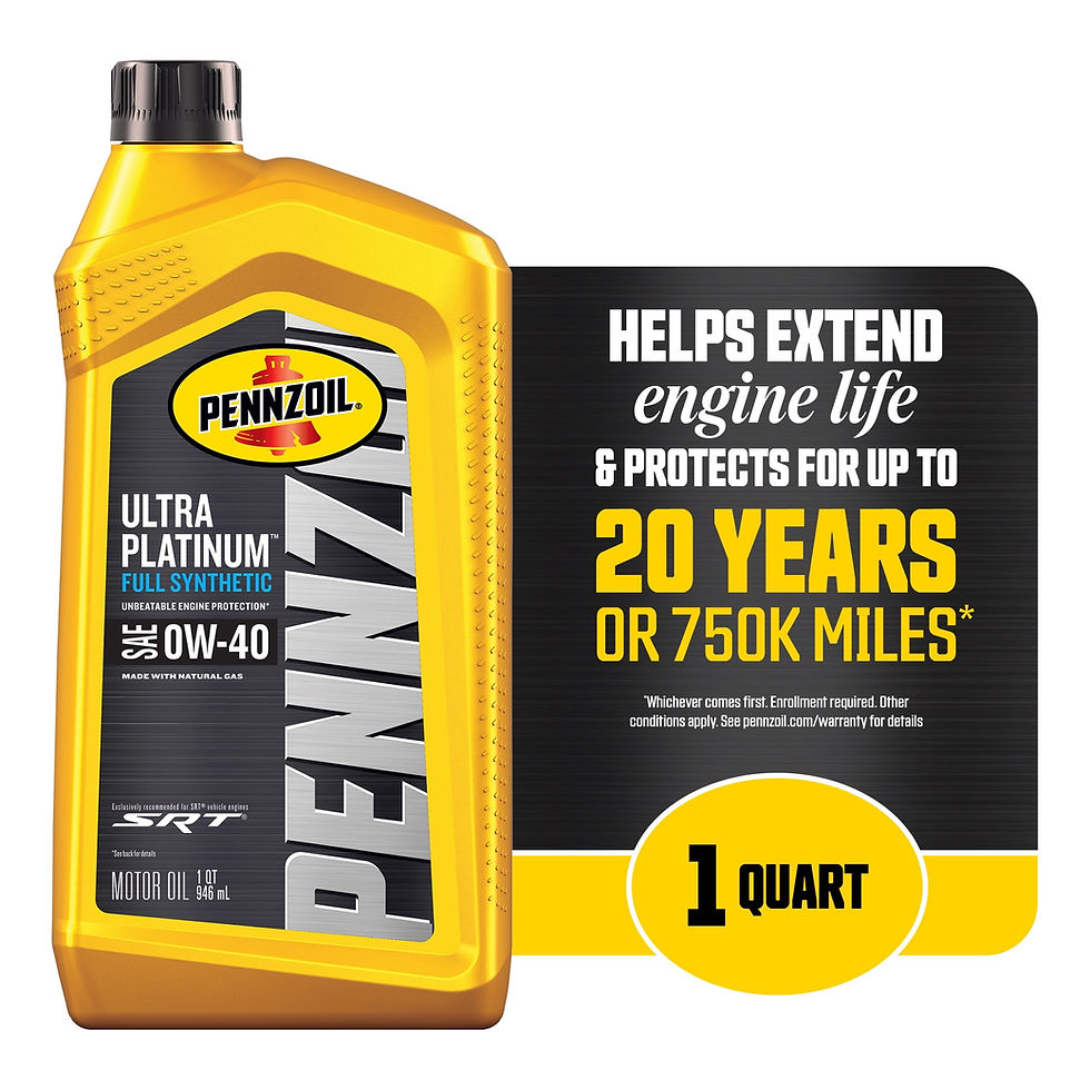 Thumbnail: Pennzoil Ultra Platinum Full Synthetic 0W-40 Motor Oil 1 Quart