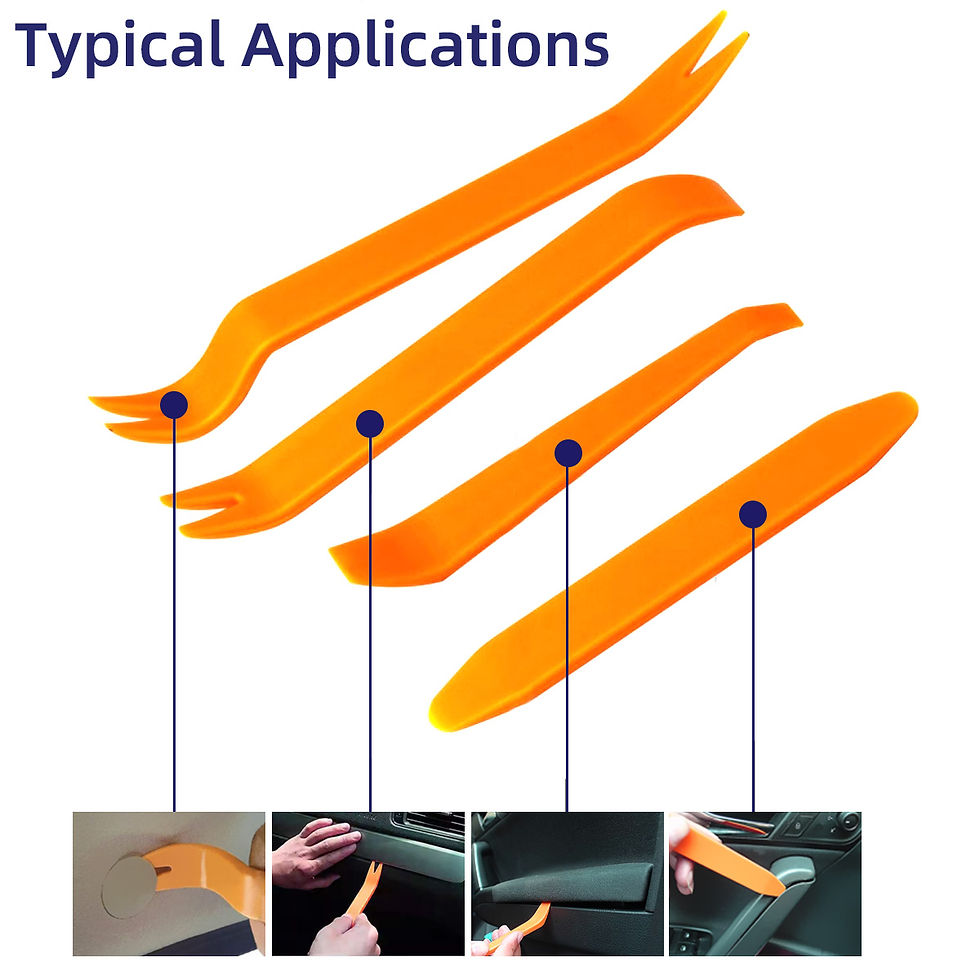 Thumbnail: Auto Door Clip Panel Trim Removal Tools Kits Navigation Blades Disassembly Plast