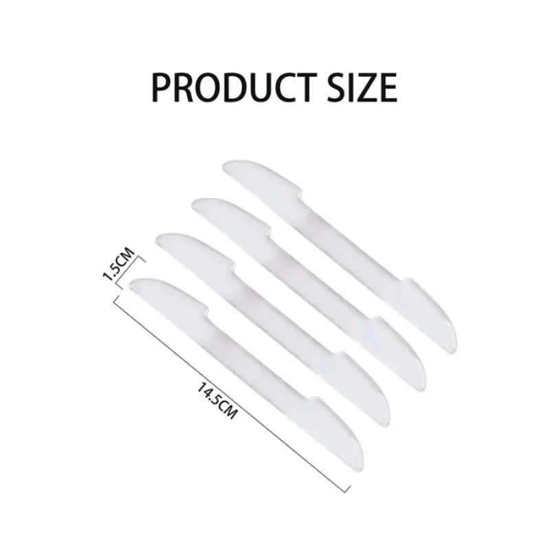Thumbnail: Car Door Transparent Anti-collision Protector Bar Stickers Rearew View Mirror Co