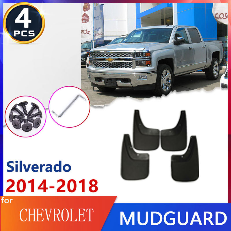 Car Tire Fender Mud Flaps For Chevrolet Silverado 2014~2018 Vauxhall Holden GMC