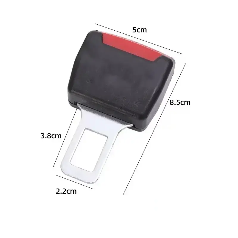 Thumbnail: 2PCS Car Seat Belt Clip Extension Plug Car Safety Seat Lock Buckle Seatbelt Clip