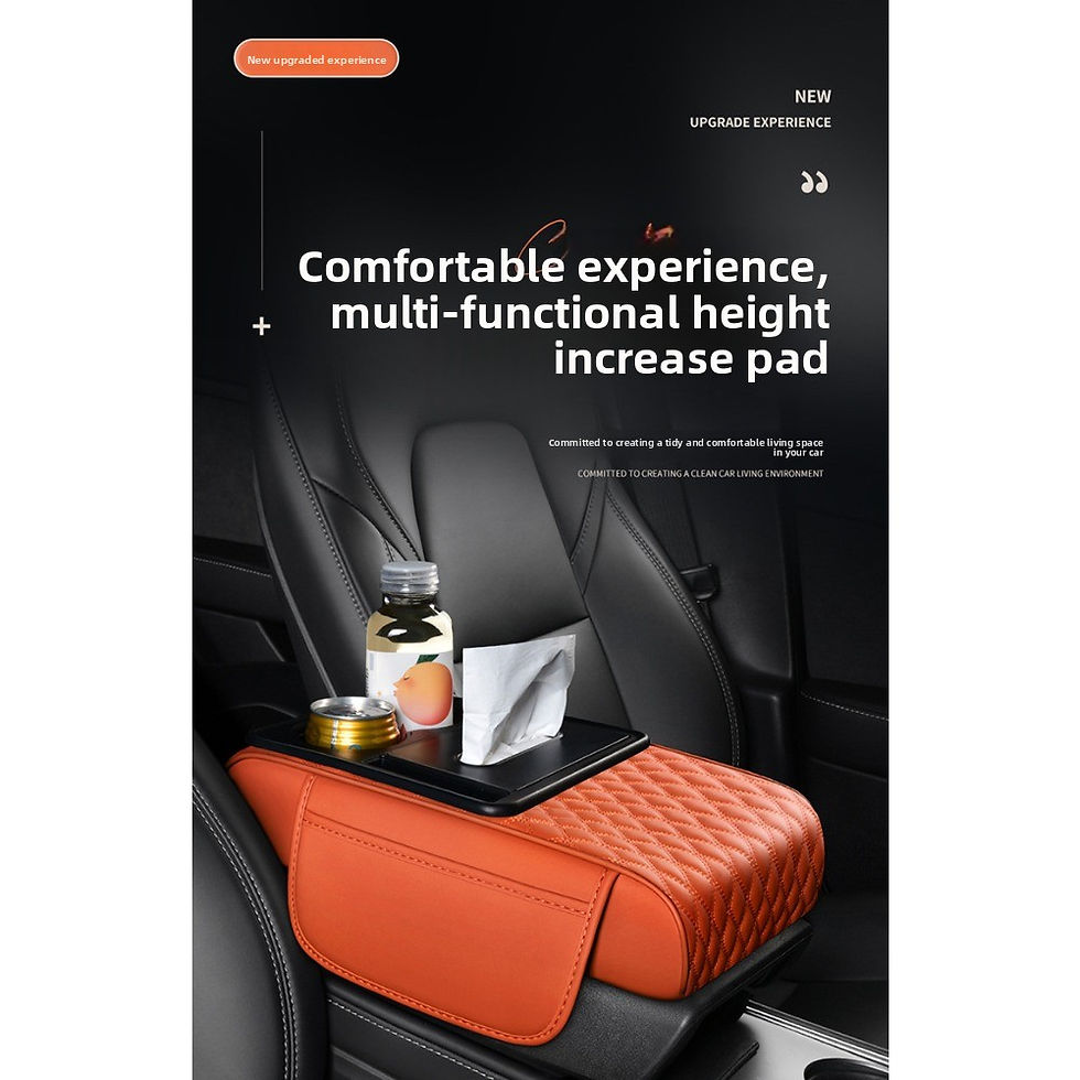 Thumbnail: Car Armrest Box Heightening Pad Storage Box, Suitable for All Models, Car Armres