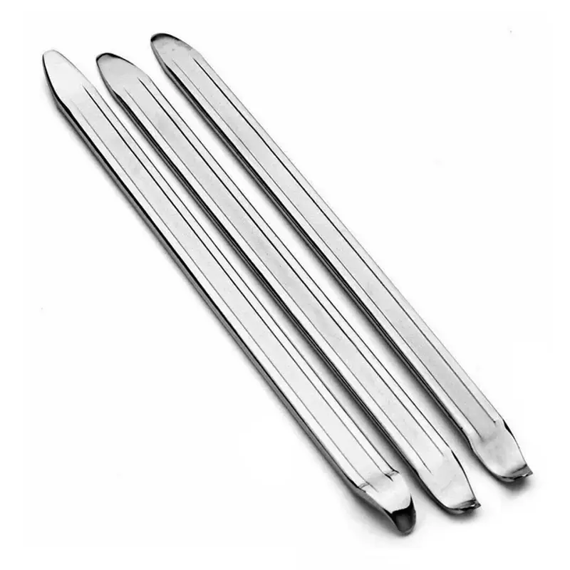 Thumbnail: 1/3pcs 30CM Motorcycle Cycling Steel Spoon Tire Iron Rim Opener Lever Changer Re