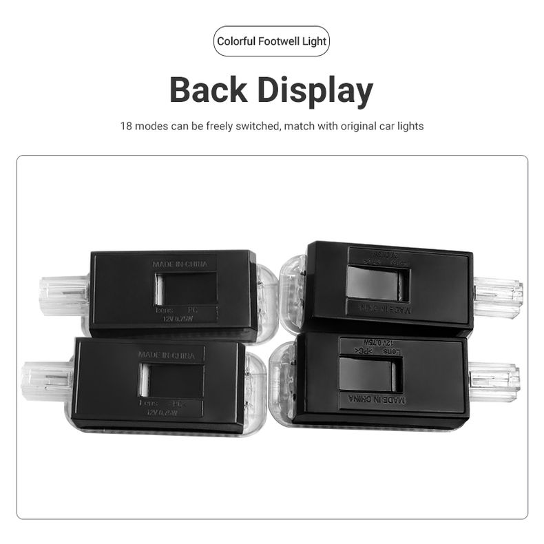 Thumbnail: For Skoda Kodiaq 2016 2017 2018 2019 2020 2021 2022 Car Footwell Lamp Atmosphere