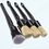 Thumbnail: Car Detailing Brush Set- 4 PCS Natural Boars Hair Detailing Brushes, Ultra-..