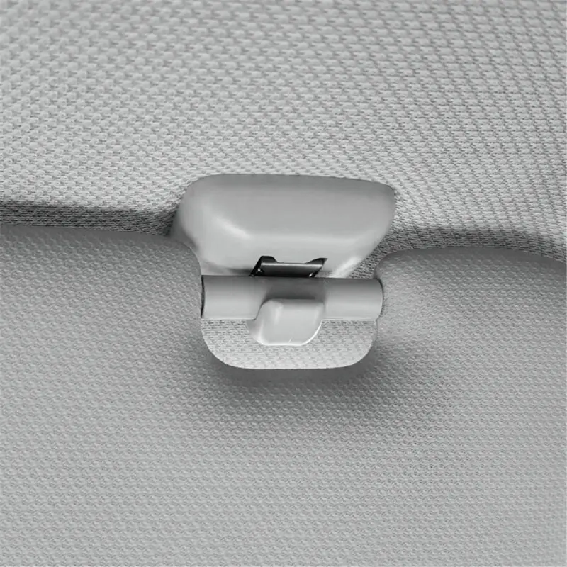 Thumbnail: 2Pcs Car Visor Clip Hanger Clip Bracket Grey Interior for Audi A1 A3 S3 A4 S4 Al