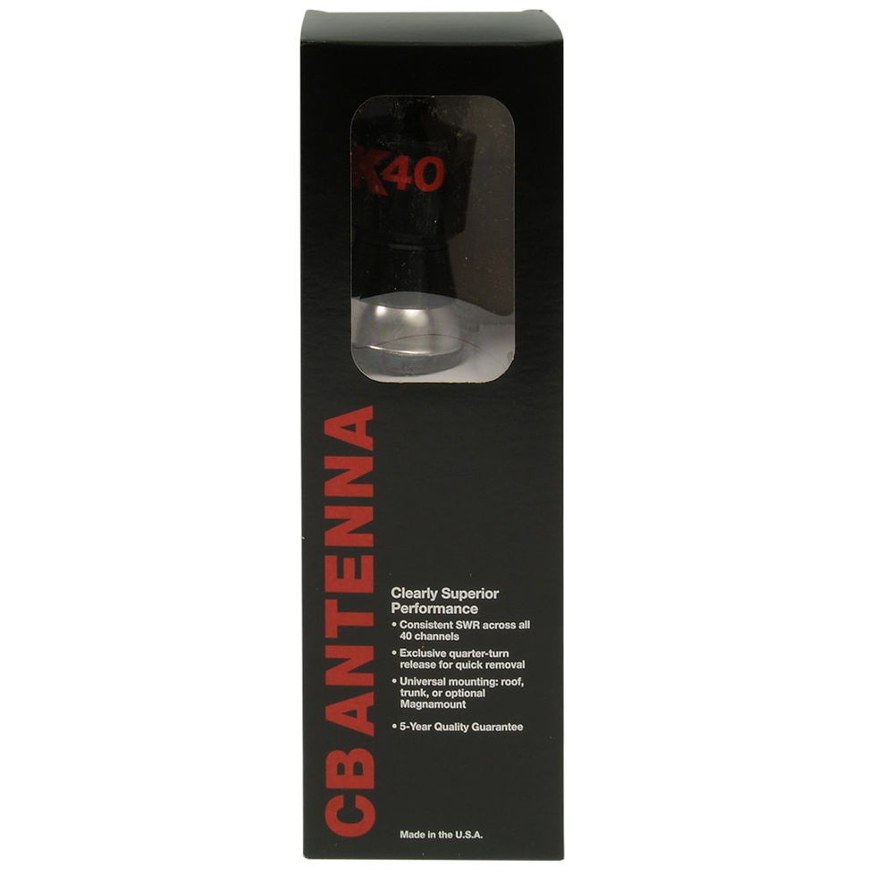 Thumbnail: CB Antenna Black Whip 57.25in 17-7 600W