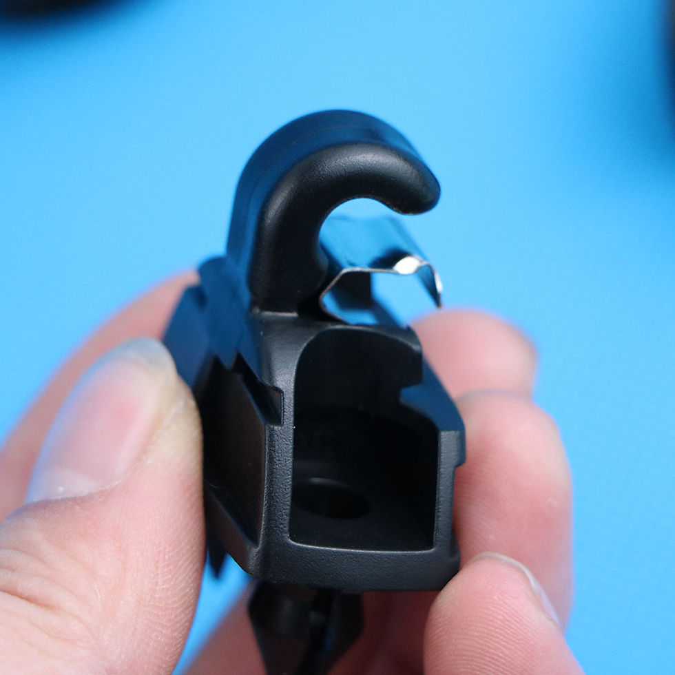 Thumbnail: 4G0857562 Plastic Sun Visor Clip Hook Holder OEM For Audi A4 A6 A8 E-Tron Polo P