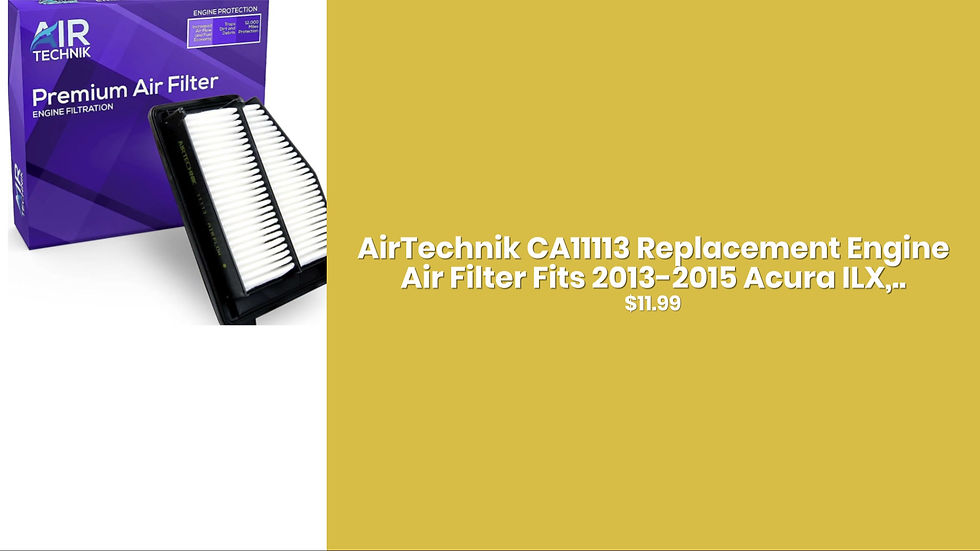 Thumbnail: AirTechnik CA11113 Replacement Engine Air Filter  Fits 2013-2015 Acura ILX,..